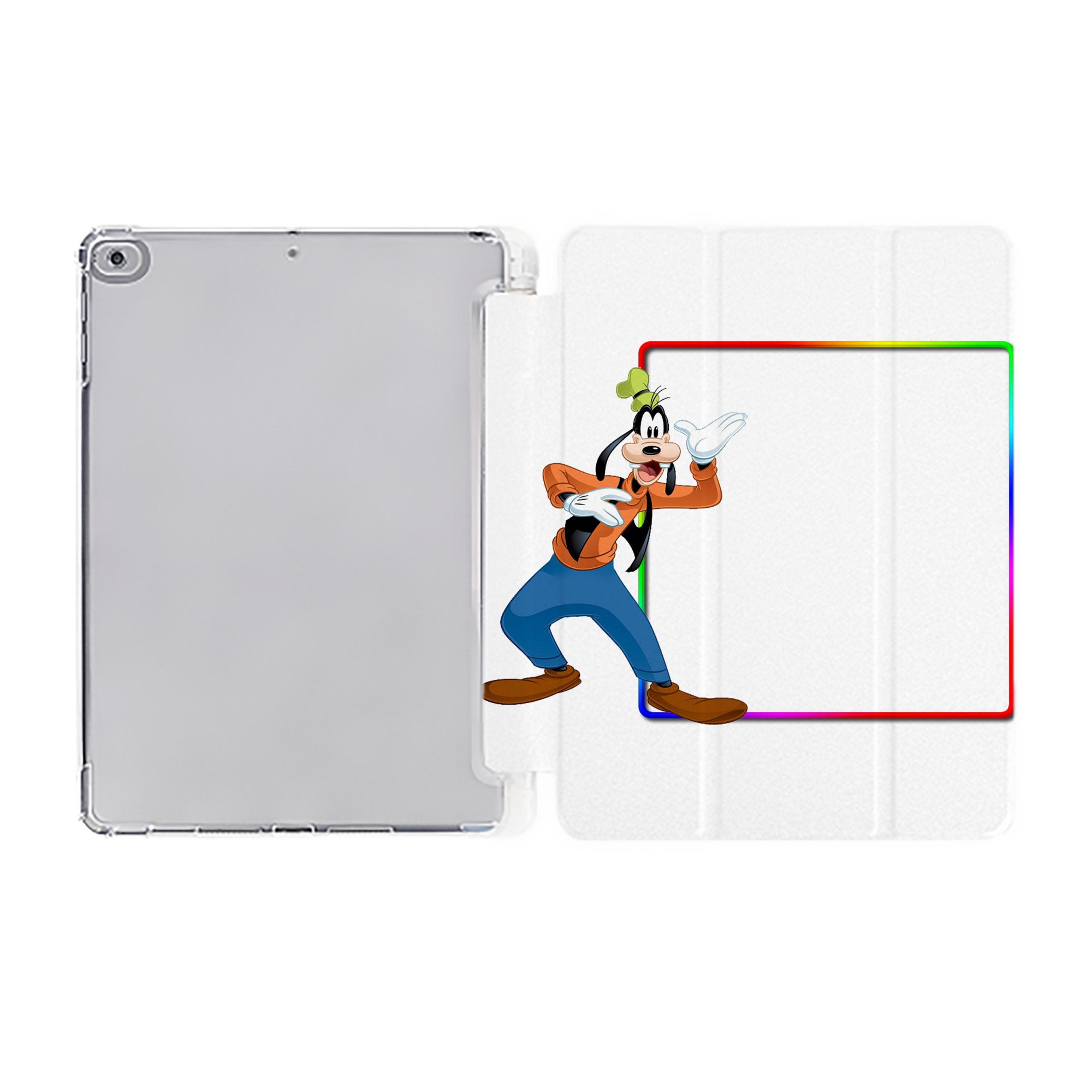 ミッキーマウス Mickey Mouse IPad ケース ペン収納付き 三つ折りスタンド PUレザー×シリコン 対応機種9.5/10.5/10.9インチ